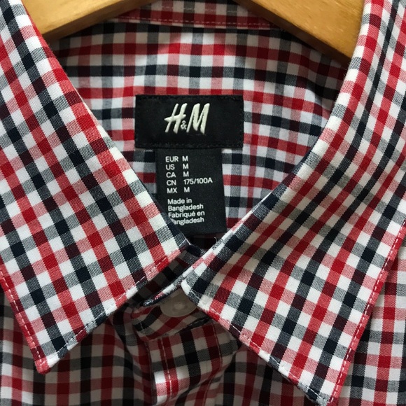 red and white mens dress shirt